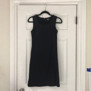 DKNY linen dress black dress
